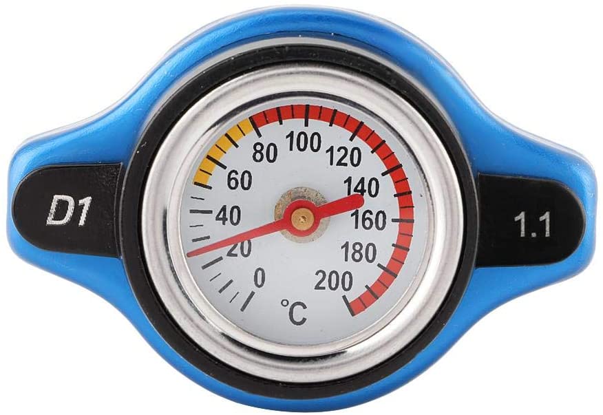 Radiator cap with universal water temperature meter (1.1 bar)
